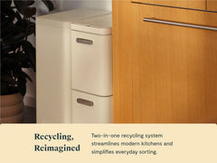 45L 2-Drawer Recycling Bin
